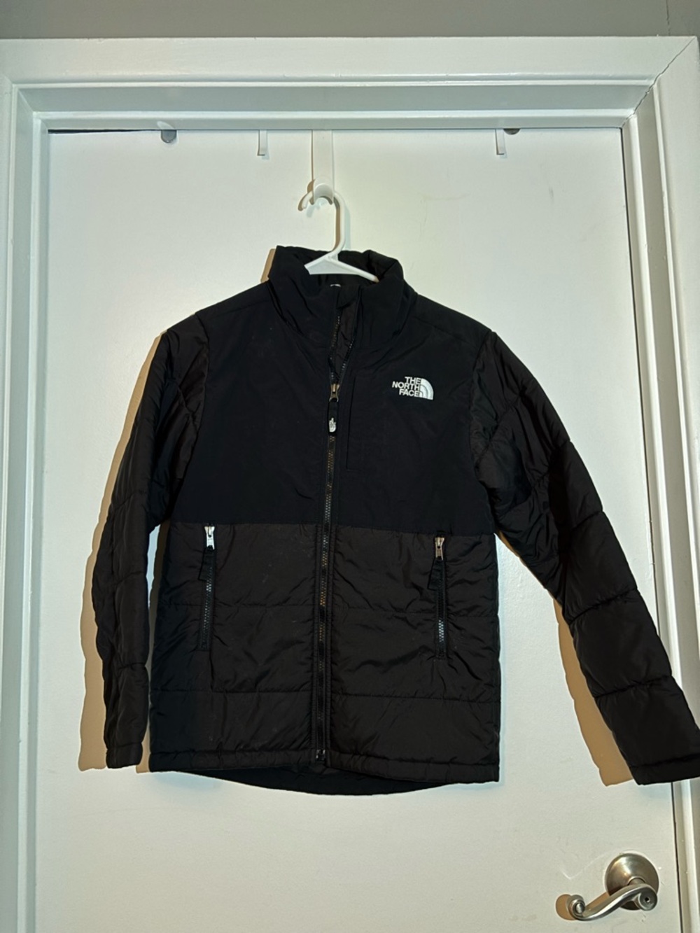Youth/ Junior The North Face Black Quilted Insulated Jacket
